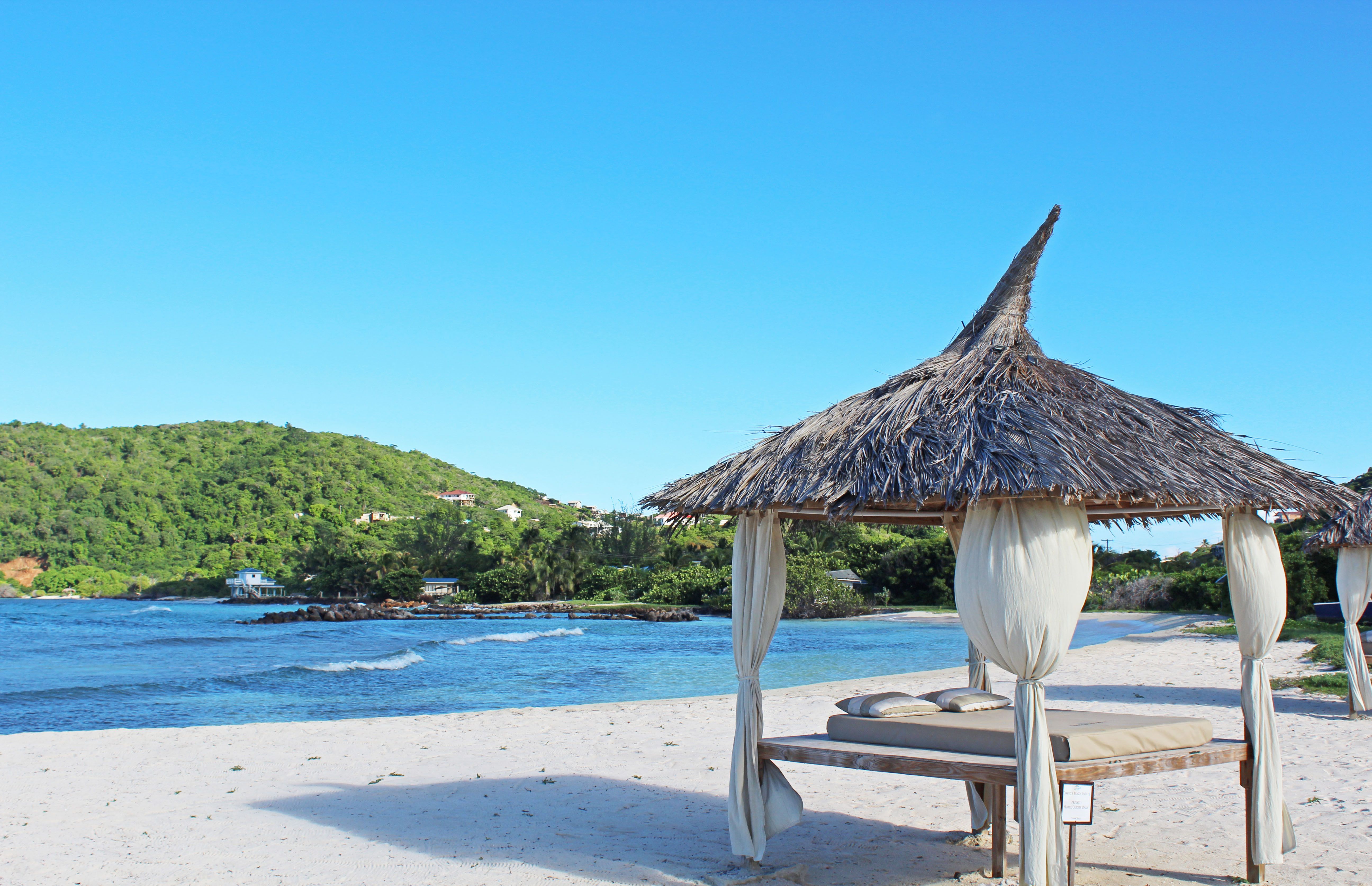 owner's suite at small, unique caribbean beachfront hotel