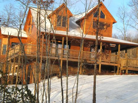 Luxury Log Home Living In North Georgia Mountains Blue Ridge