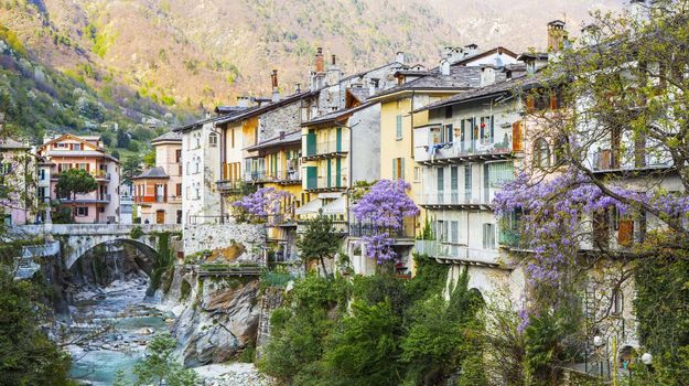 Italian Idyll Charming Historical Alpine Town Btw Lake Como