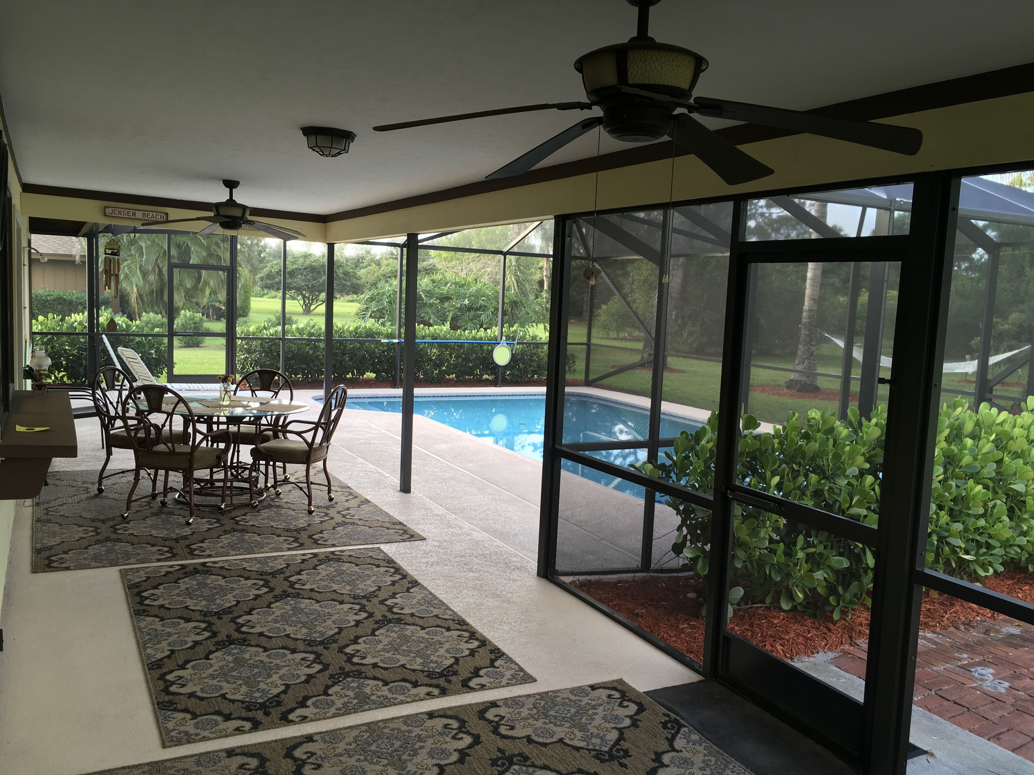 Tropical Private Pool Home in quaint Jensen Beach, Florida ...