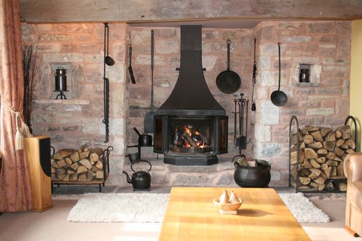 Quintessential English Medieval Barn Conversion With Inglenook