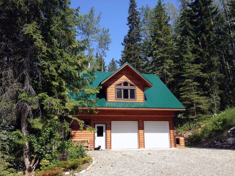 Near Golden B C Peaceful Cozy 2 Bdrm Cabin On 8 Acres In