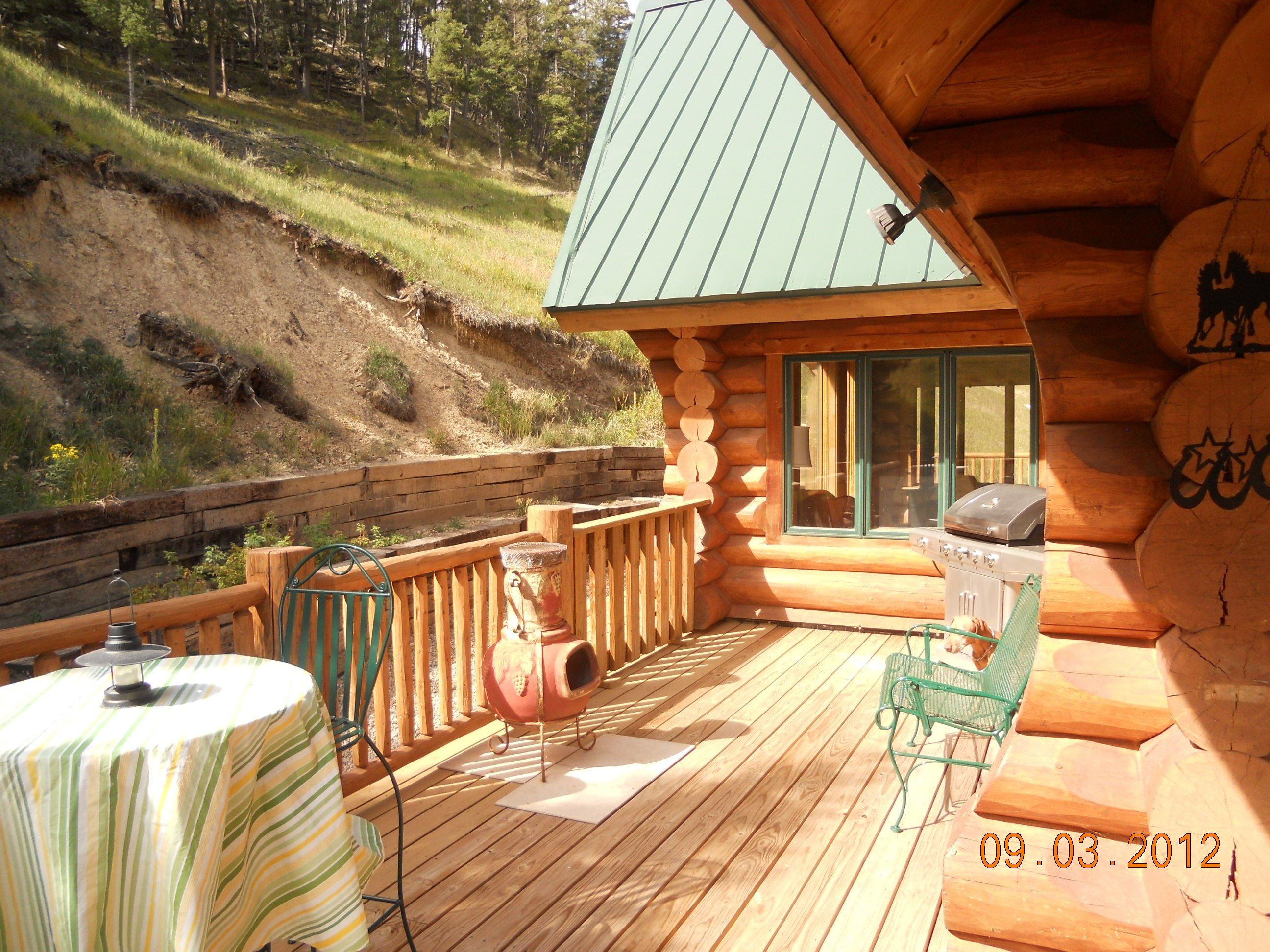 Log Home In The Rocky Mountains Red River Etats Unis